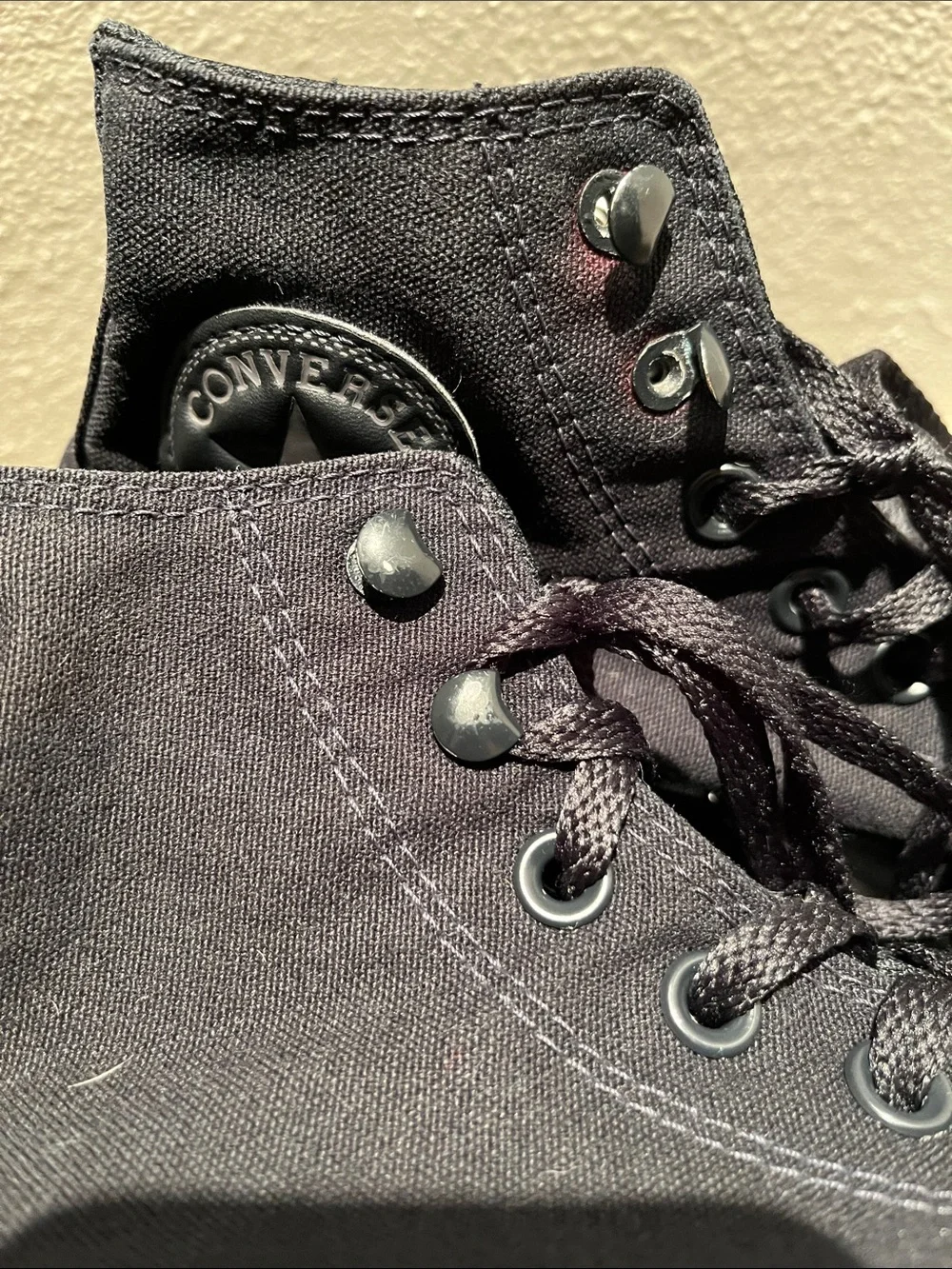 Converse Black High-Top Lugged Canvas Sneakers